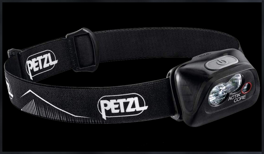 Petzl - ACTIK CORE Headlamp Black