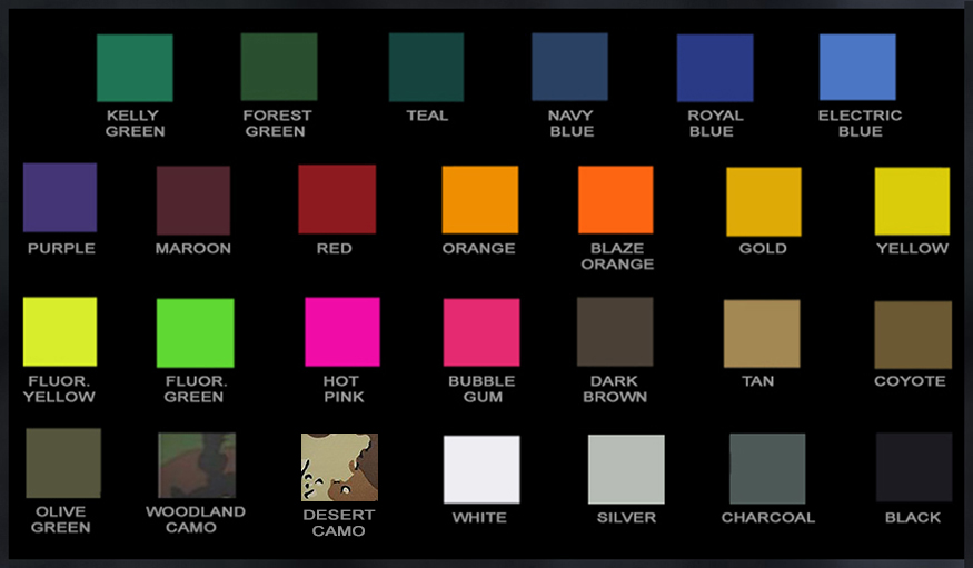 GEAR Bungee Jumping Cord Cover Color Selection