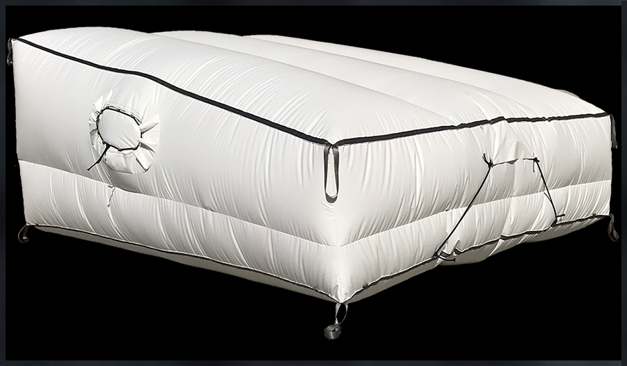 Custom Safety Air Mattress . White Wedge . Aerovironment