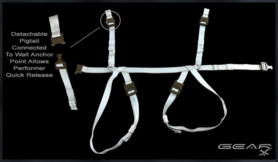 Custom Stage Harness . Quick Release Pigtails